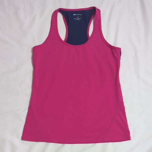 Fabletics Tops - Fabletics Leon Tank, Color Pink/Blue Size M